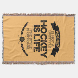 Hockey is geen levensstijl deken