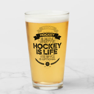 Hockey is geen levensstijl glas