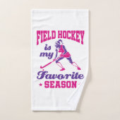 Hockey is mijn favoriete seizoen handdoek (Handdoek)