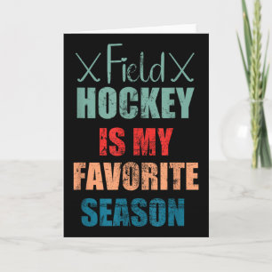 Hockey is mijn favoriete seizoen Indoor hockey P Kaart