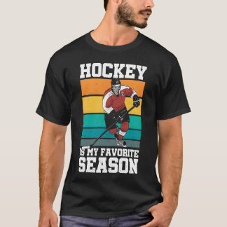 Hockey is Mijn Favoriete Seizoen Sport Atleet Ijs T-shirt