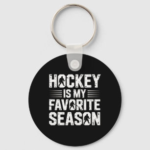 Hockey Is Mijn Favoriete Seizoen Voor Enthousiaste Sleutelhanger
