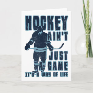 Hockey is niet alleen een spel kaart