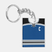  Hockey Jersey Keyring, Lacrosse Sleutelhanger (Voorkant Links)