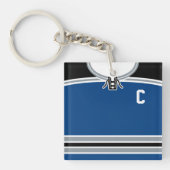  Hockey Jersey Keyring, Lacrosse Sleutelhanger (Voorkant)