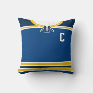 Hockey Jersey Name & Number Sjabloon Custom Pillow Kussen