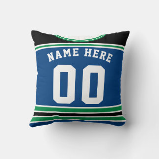 Hockey Jersey Name & Number Sjabloon Pillow Kussen