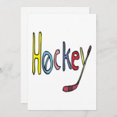 Hockey Kaart (Voorkant / Achterkant)