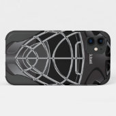 Hockey Keeper Helm Case-Mate iPhone Case (Achterkant (horizontaal))