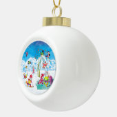 hockey keramische bal ornament (Rechts)