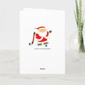 Hockey Kerst Kaarten (Achterkant)