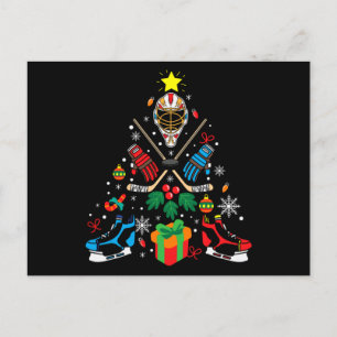 Hockey-kerstboomgeschenk, Hockey Lovers-Hobbies Briefkaart