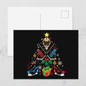Hockey-kerstboomgeschenk, Hockey Lovers-Hobbies Briefkaart (Voorkant / Achterkant)