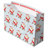 Hockey kerstfeestdag grote cadeautas (Achterkant Gekanteld)