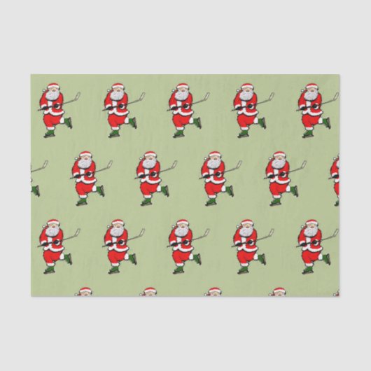 Hockey-kerstfeestdag, tijddocument tissuepapier (Voorkant)