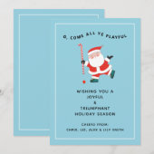 Hockey Kerstkaarten (Voorkant / Achterkant)