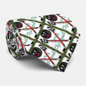 Hockey Kerstmis Stropdas (Opgerold)