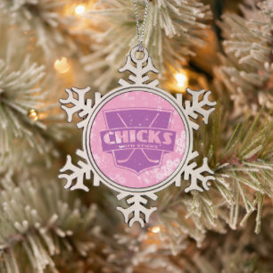 Hockey-kerstsnowflake-Ornament, broodjes Tin Sneeuwvlok Ornament