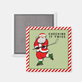 Hockey-kerststooksstudenten Magneet (Voorkant / Achterkant)
