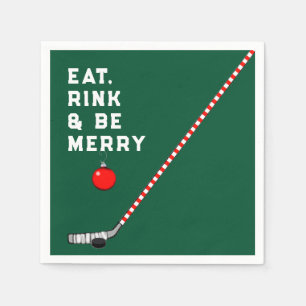 Hockey Kerstvakantie Feest Servet
