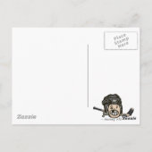 Hockey-Kind Briefkaart (Achterkant)