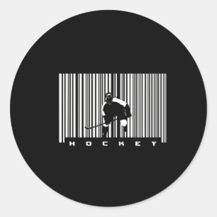 Hockey Kleding - Hockey IJshockey Speler Gift 3 Ronde Sticker