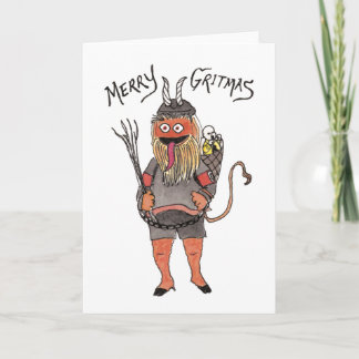 Hockey Krampus Feestdagen Kaart