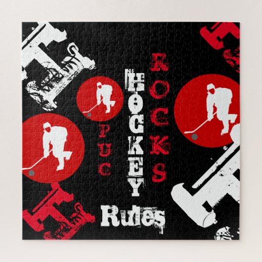 Hockey Legpuzzel (Verticaal)