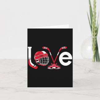 Hockey Liefde Valentijn Schaatsen Sticks Hart Kaart