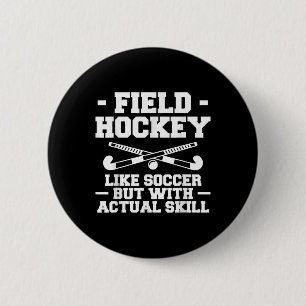 Hockey lijkt op voetbal maar dan met echte vaardig ronde button 5,7 cm