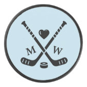 Hockey Love Hockey Puck (Voorkant)