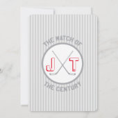 Hockey Love Wedding Invitations (Dos)