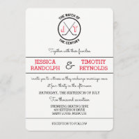Hockey Love Wedding Invitations