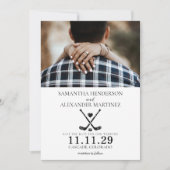 Hockey Love Wedding Save The Date (Voorkant)