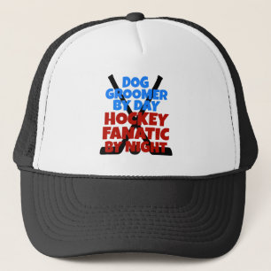 Hockey Lover Dog Groomer Trucker Pet