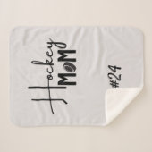 Hockey makreel met dekbeddekens, grijs sherpa deken (Voorkant (horizontaal))