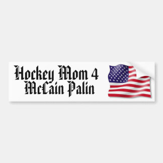 Hockey Mam 4 McCain Palin Bumpersticker