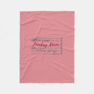 Hockey Mam - Collage Fleece Blanket