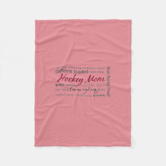 Hockey Mam - Collage Fleece Blanket (Voorkant)