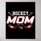 Hockey Mam t - shirts voor vrouwen Mama Moederdag Poster (Voorkant)