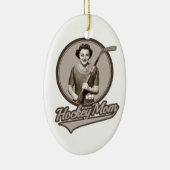 Hockey mama keramisch ornament (Rechts)