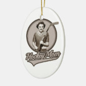 Hockey mama keramisch ornament (Links)