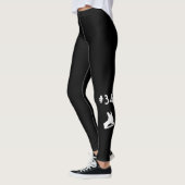 Hockey mama leggings speler nummer zwart (Links)
