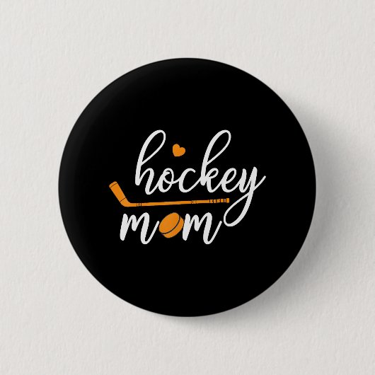 Hockey mama mama ronde button 5,7 cm (Voorkant)