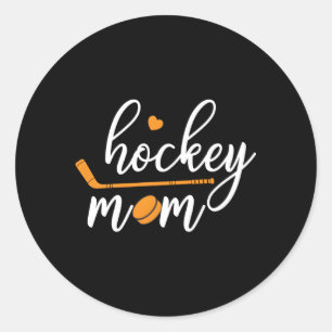 Hockey mama mama ronde sticker
