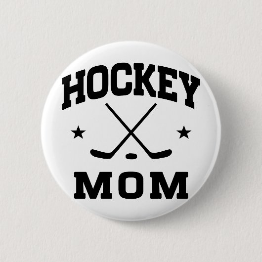 Hockey mama ronde button 5,7 cm (Voorkant)