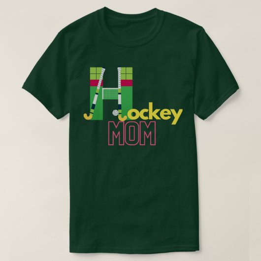 Hockey mama t-shirt (Design voorkant)