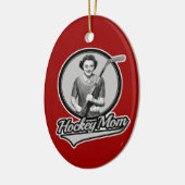 Hockey Mapkeramisch Ornament (Links)