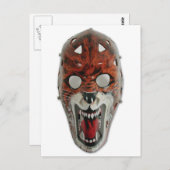 Hockey Mask Briefkaart (Voorkant / Achterkant)