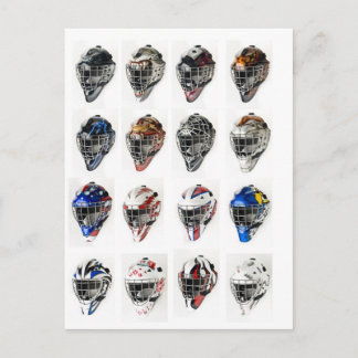 Hockey-maskers Briefkaart